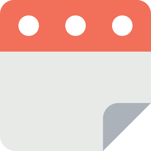 カレンダー Flat Color Flat icon