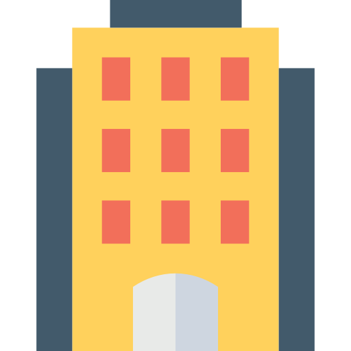建物 Flat Color Flat icon