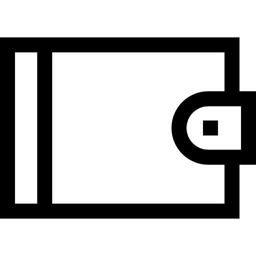 Кошелек Basic Straight Lineal иконка