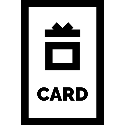 ギフトカード Basic Straight Lineal icon