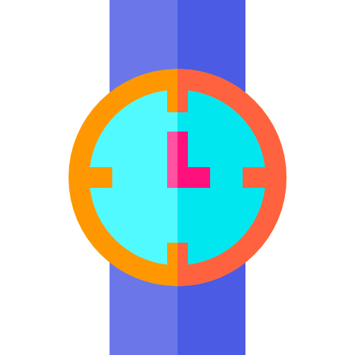 時計 Basic Straight Flat icon