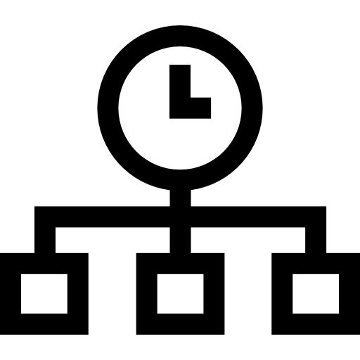 Diagram Basic Straight Lineal icon