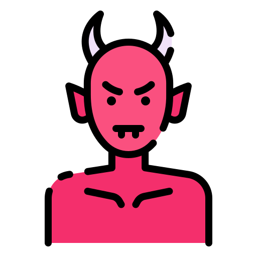 Devil Good Ware Lineal Color icon