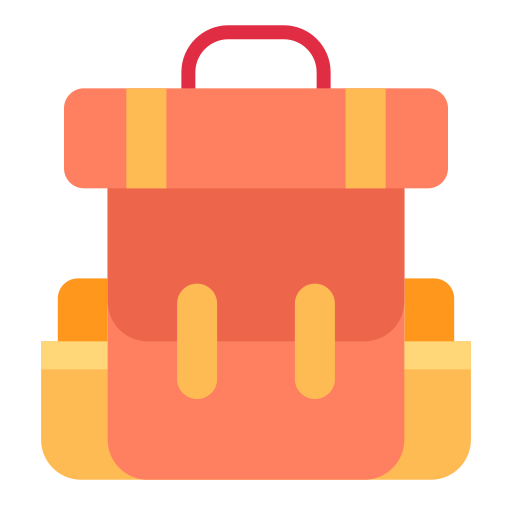 Backpack Good Ware Flat icon