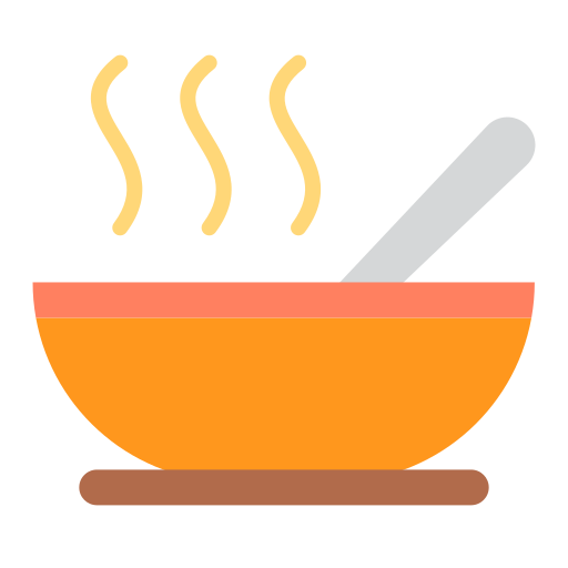 温かいスープ Good Ware Flat icon