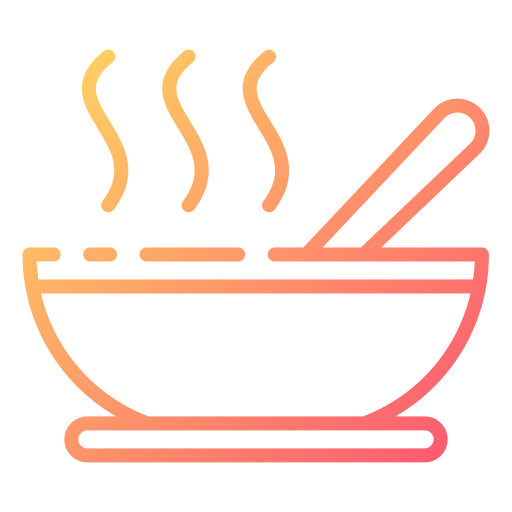gorąca zupa Good Ware Gradient ikona