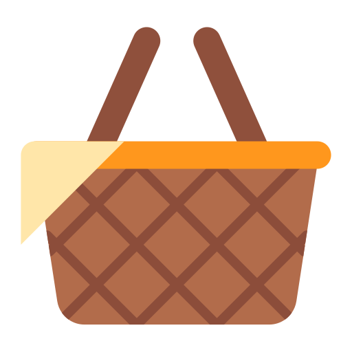 cesta de picnic Good Ware Flat icono