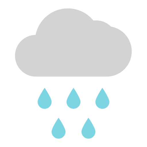 Rain Good Ware Flat icon