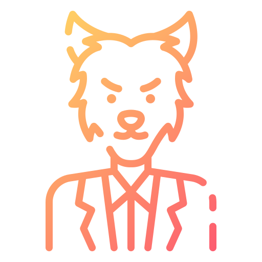 hombre-lobo Good Ware Gradient icono