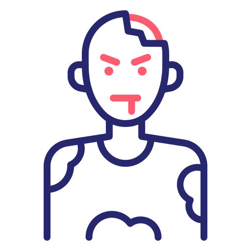 Zombie Generic Outline Color icon