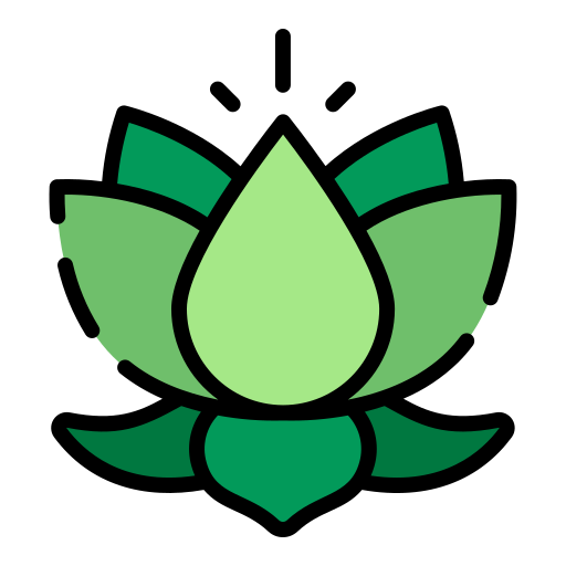 fleur de lotus Good Ware Lineal Color Icône