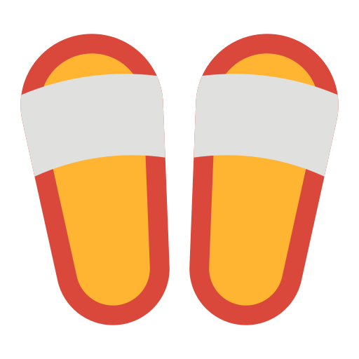 Slippers Good Ware Flat icon
