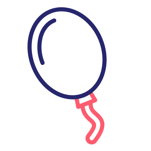 ballons Generic Outline Color icon