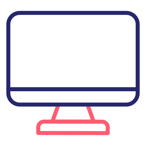 monitor Generic Outline Color ikona