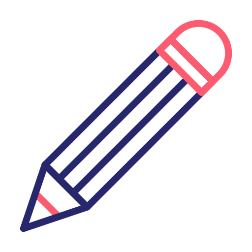 Pencil Generic Outline Color icon