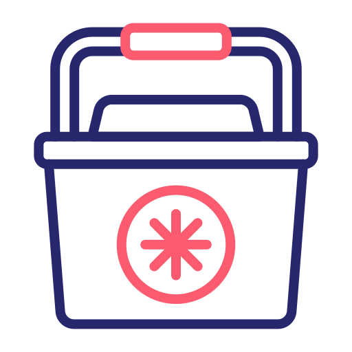 Portable fridge Generic Outline Color icon