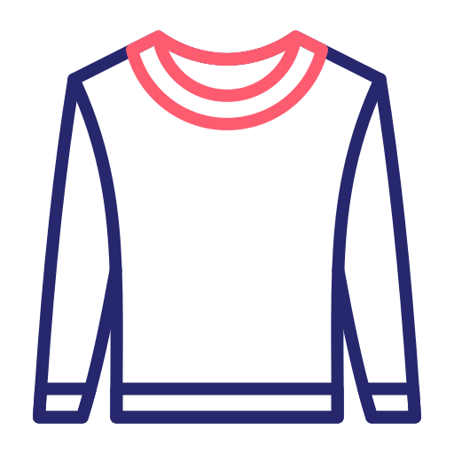 스웨트 셔츠 Generic Outline Color icon