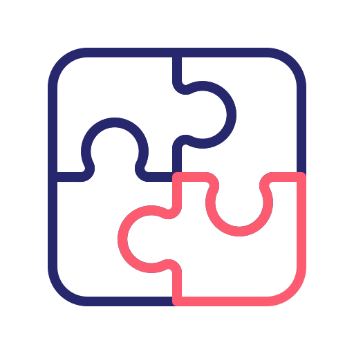 パズルのピース Generic Outline Color icon
