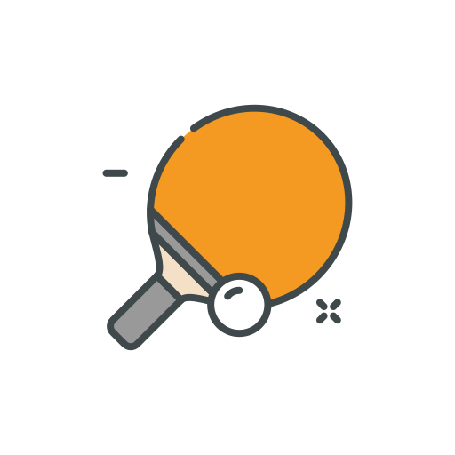 ping pong Generic Outline Color icono