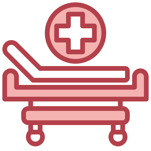 Łóżko szpitalne Surang Red ikona