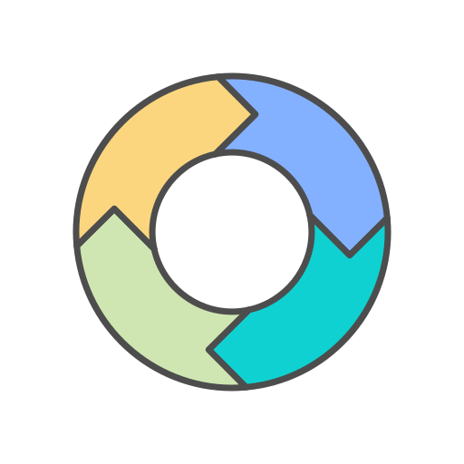 ciclo Generic Outline Color icono