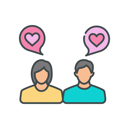 로맨스와 사랑 Generic Outline Color icon