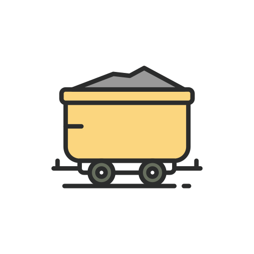 Mine cart Generic Outline Color icon
