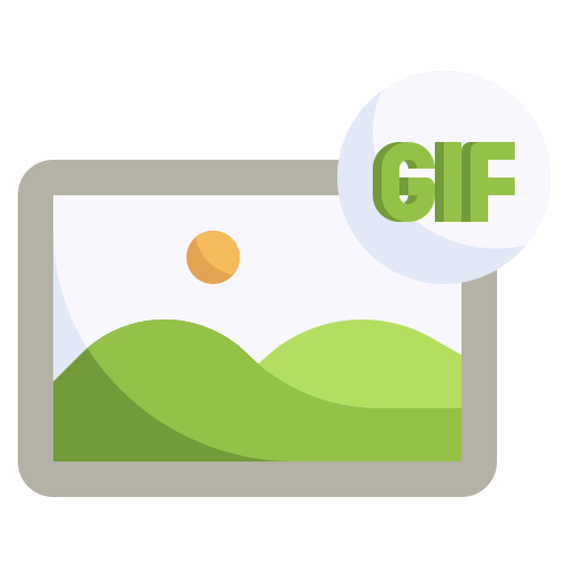 gif-bestand Surang Flat icoon