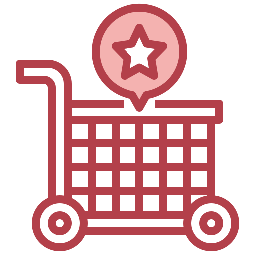 carrito de compras Surang Red icono