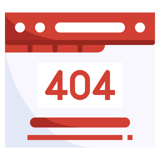 błąd 404 Surang Flat ikona
