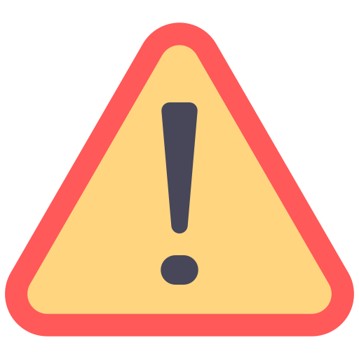 Caution sign Good Ware Flat icon