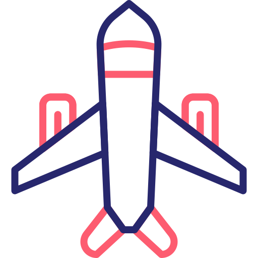 avion Generic Outline Color Icône
