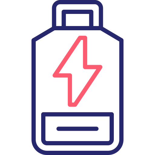batería baja Generic Outline Color icono