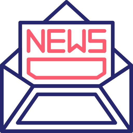 Newsletter Generic Outline Color icon
