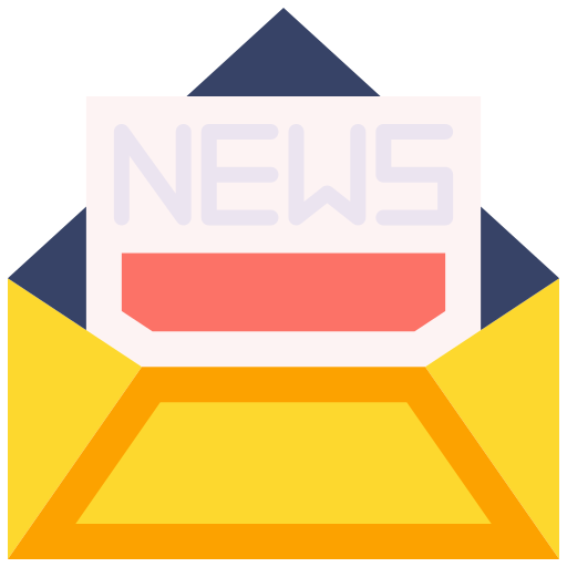 Newsletter Good Ware Flat icon