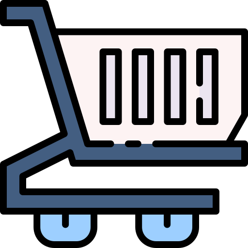 Shopping cart Good Ware Lineal Color icon