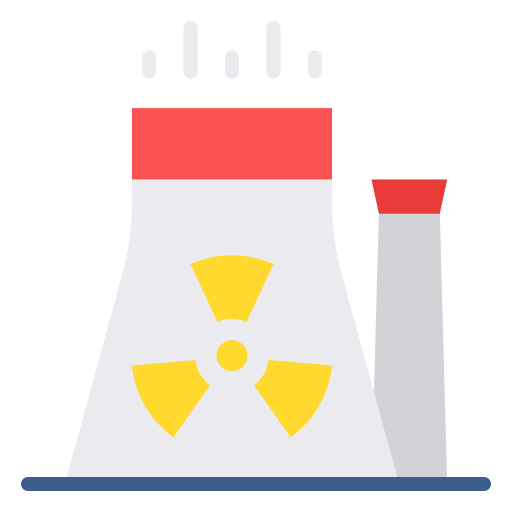 planta nuclear Good Ware Flat icono