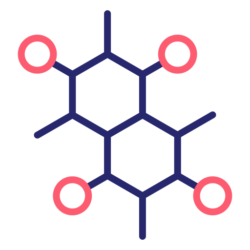 molecola Generic Outline Color icona