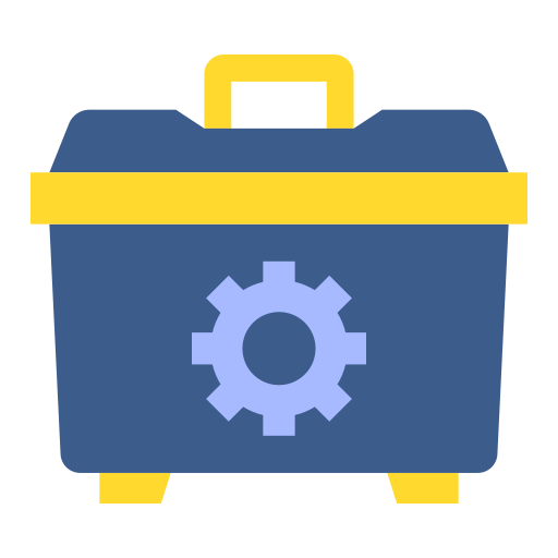 caja de herramientas Good Ware Flat icono