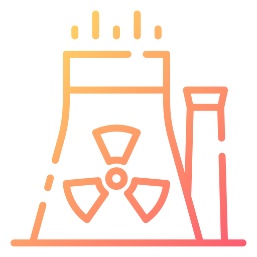 centrale nucleare Good Ware Gradient icona