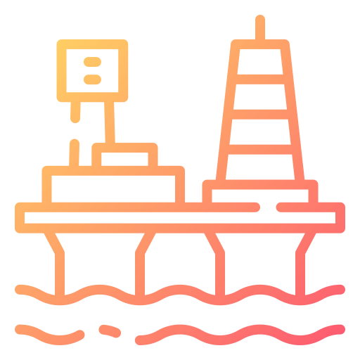 plataforma petrolera Good Ware Gradient icono