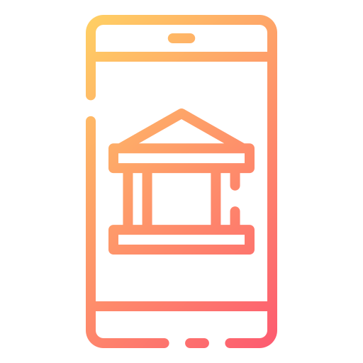 bankowość mobilna Good Ware Gradient ikona