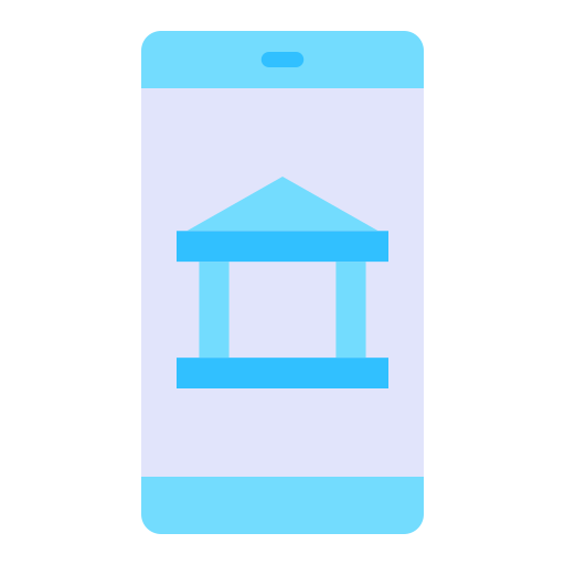 servizi bancari per smarthpone Good Ware Flat icona