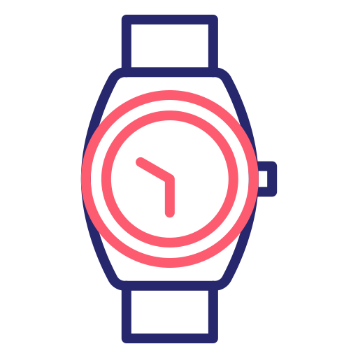 zegarek na rękę Generic Outline Color ikona