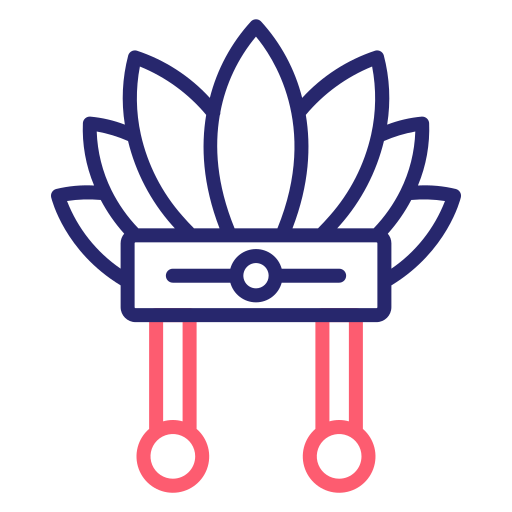 inheemse indiaan Generic Outline Color icoon
