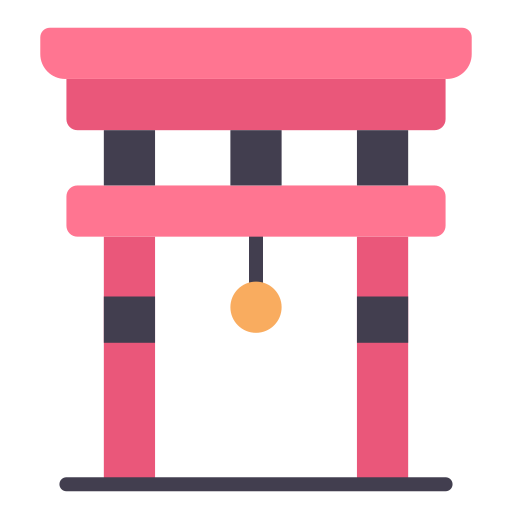 brama torii Good Ware Flat ikona