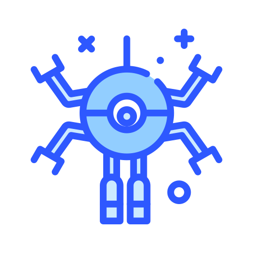 robot Darius Dan Blue icoon