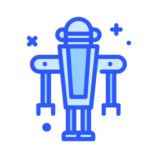 robot Darius Dan Blue icoon