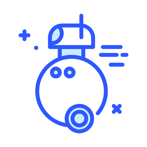 robot Darius Dan Blue icona