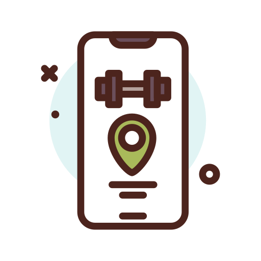 Fitness app Darius Dan Lineal Color icon